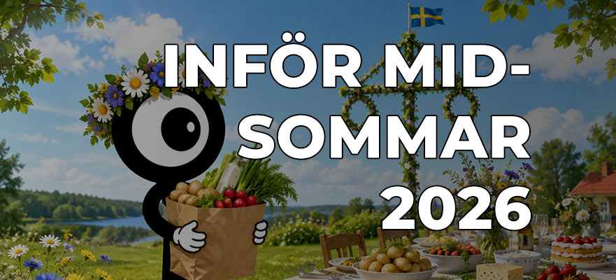 Midsommarbordet billigare för första gången på 5 år